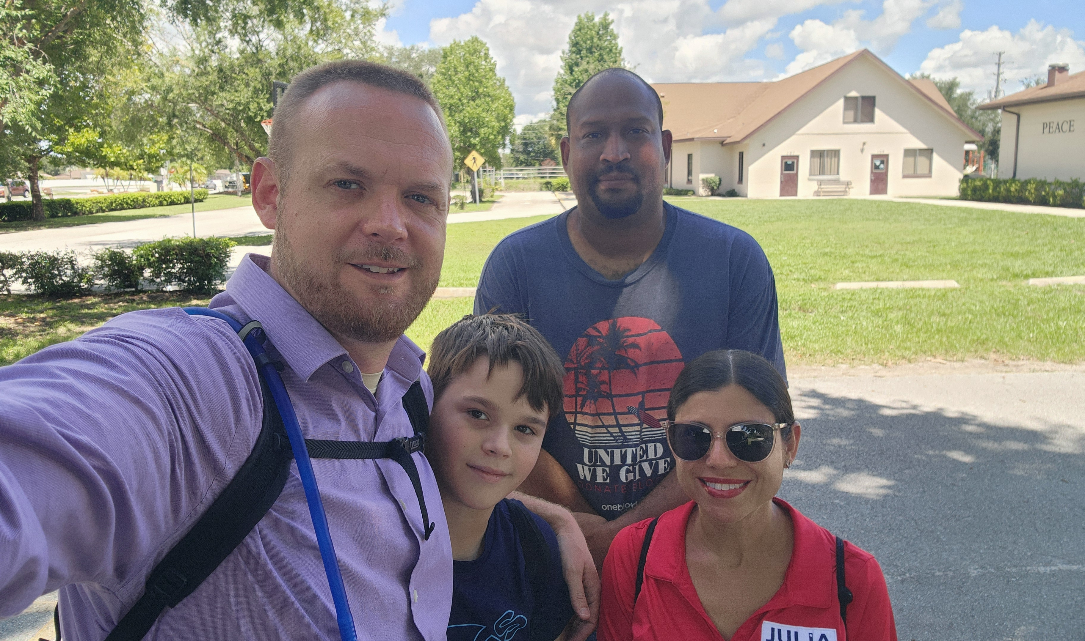 Marcus Carter at campaign event